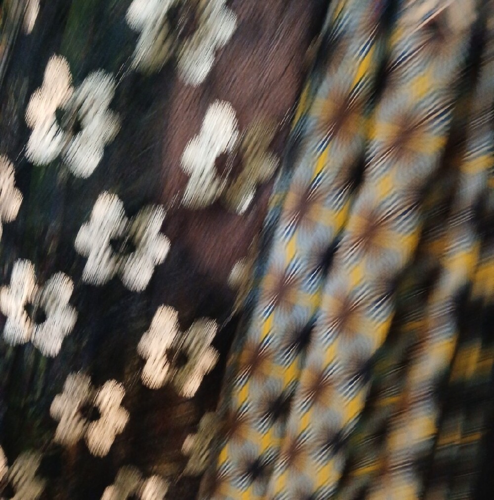 Beguile By Byron Lars Bohemian Multi-Pattern Maxi Skirt - Black & Multicolor - Picture 4 of 12